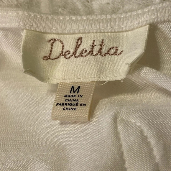 DELETTA by‎ ANTHROPOLOGIE Desi Blouse in Ivory - Picture 6 of 9